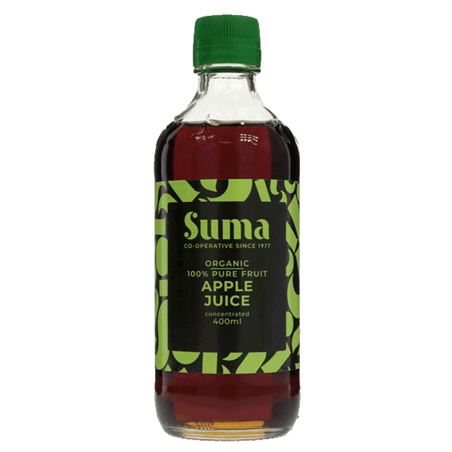 organic unpasteurized apple juice